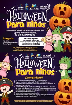 Concurso Virtual "Halloween para los niños"