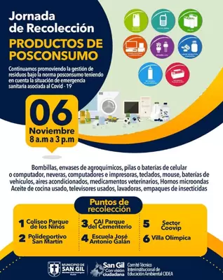 Jornada de Recolección Productos de Posconsumo