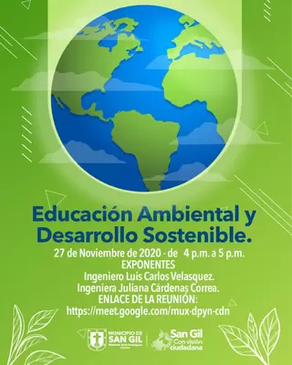 Webinar de Educación Ambiental y Desarrollo Sostenible