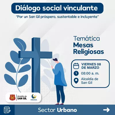 Diálogo social vinculante temática Mesas Religiosas