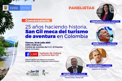 Conversatorio San Gil meca del turismo de aventura en Colombia