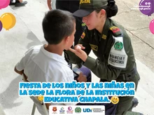 Fiesta de los niños y las niñas en el Barrio la Libertad