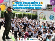 Fiesta de los niños y las niñas en el Barrio la Libertad