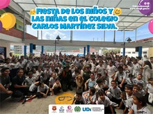 Fiesta de los niños y las niñas en el Barrio la Libertad