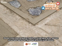 Nuevo tramo de placa huellas gestionadas