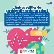 Qué es la política de participación social en salud