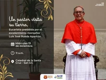 Un pastor visita su tierra