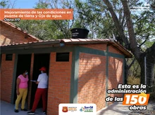 obras en las comunidades rurales para mejorar sus infraestructuras para sus encuentros comunales