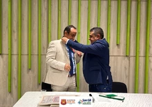 Posesión como alcalde Electo al doctor Edgar Orlando Pinzón la Orden Monchuelo