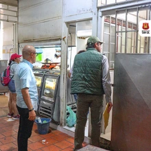 Se realizó una visita de inspección en la Plaza de Mercado