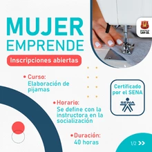 Atención Mujeres Emprendedoras