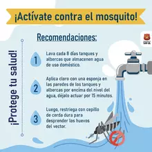 No le des oportunidad al mosquito