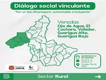 Diálogo social vinculante - Veredas Ojo de Agua, El Cucharo, Volador, Guarigua Alto y Bajo