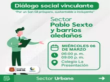 Diálogo social vinculante sector Pablo Sexto y barrios aledaños