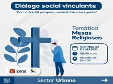 Diálogo social vinculante temática Mesas Religiosas