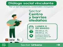 Diálogo social vinculante sector Centro y barrios aledaños