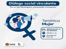 Diálogo social vinculante temática Mujer