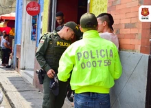 Operativo realizado en el sector de la Carrera 11 y Plaza de Mercado