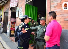 Operativo realizado en el sector de la Carrera 11 y Plaza de Mercado