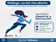 Diálogo social vinculante temática Deporte y Recreación