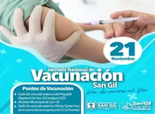 Jornada Nacional de Vacunación San Gil