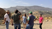 Inicia el mantenimiento de la vía San Gil - Cabrera para beneficiar a las veredas Ojo de Agua, el Cucharo y Volador