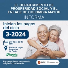 Inician los pagos tercer ciclo del programa Colombia Mayor