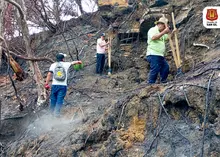 Se inició la preparación del terreno del incendio en la vereda Los Pozos Bajo
