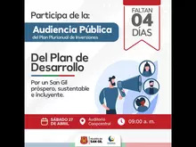 Participa en la Audiencia Pública del Plan Plurianual de Inversiones del Plan de Desarrollo