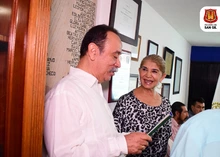 Reconocimiento por tantos años de labor social entregó el Club Rotario al Dr. Edgar Orlando Pinzón