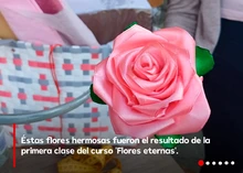 El primer día del curso Flores Eternas fue todo un éxito