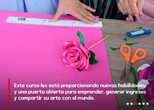 El primer día del curso Flores Eternas fue todo un éxito