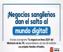 Negocios sangileños dan el salto al mundo digital