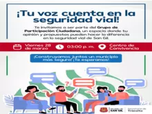 Tu voz cuenta en la seguridad vial