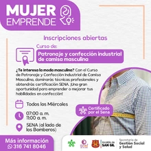 Curso Patronaje y Confección Industrial de Camisas Masculinas