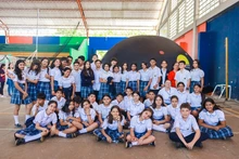 Con lúdica, deporte y cine, la alcaldía de San Gil celebró el Día del Niño