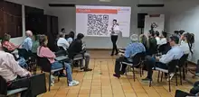 se cumplio encuentro con alcaldes y otras entidades publicas para promocionar nuevas rutas aereas de satena en san gil