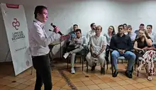 se cumplio encuentro con alcaldes y otras entidades publicas para promocionar nuevas rutas aereas de satena en san gil