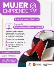 Curso de Encuadernación artesanal