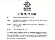 Directiva Procuraduria