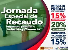 Jornada Especial de Recaudo Impuesto Predial e Industria y Comercio