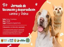 Jornada de Vacunación y Desparasitación Canina y Felina
