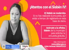 Atentos con el Sisbén IV