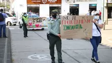 Recorrido en conmemoración al día internacional contra el reclutamiento