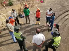 Campaña de limpieza y recuperación de espacios públicos en el Parque Ragonessi de San Gil