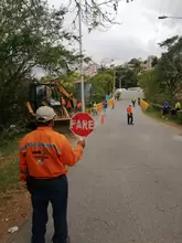 Campaña de aseo y limpieza de residuos sólidos por la ribera del río Fonce