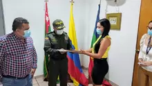 Reconocimiento al Mayor Jhon Alexánder Sánchez Jaimes