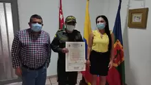 Reconocimiento al Mayor Jhon Alexánder Sánchez Jaimes