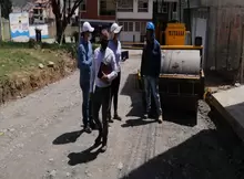 Acompañamiento al inicio de obra de pavimentación