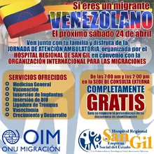 Información para migrantes Venezolanos